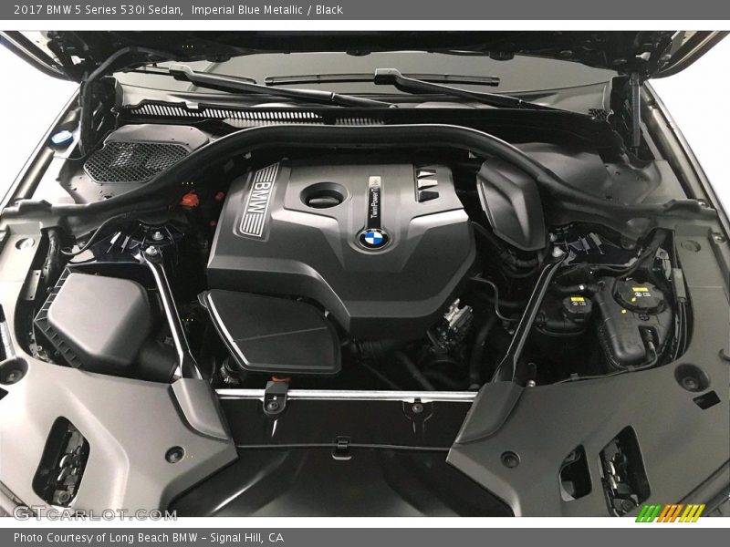 Imperial Blue Metallic / Black 2017 BMW 5 Series 530i Sedan