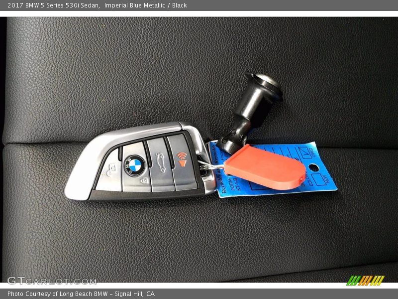 Imperial Blue Metallic / Black 2017 BMW 5 Series 530i Sedan