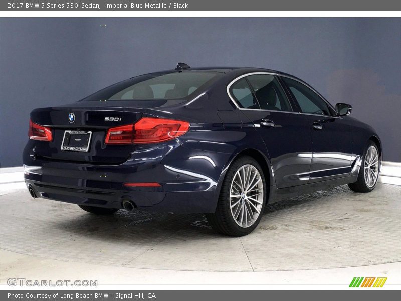 Imperial Blue Metallic / Black 2017 BMW 5 Series 530i Sedan