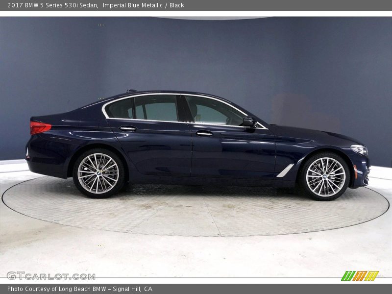 Imperial Blue Metallic / Black 2017 BMW 5 Series 530i Sedan