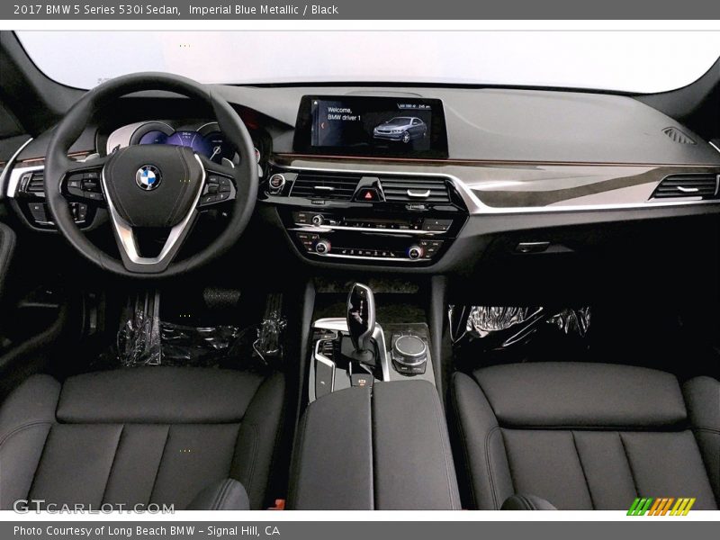 Imperial Blue Metallic / Black 2017 BMW 5 Series 530i Sedan