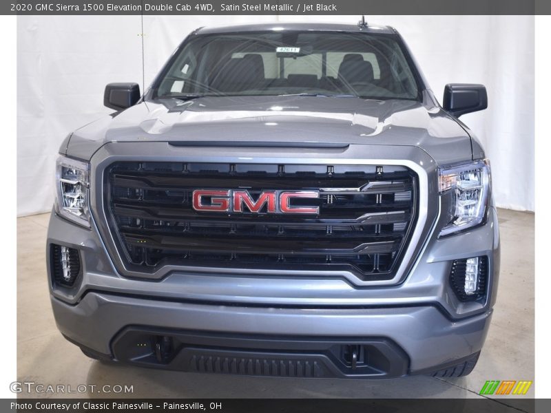 Satin Steel Metallic / Jet Black 2020 GMC Sierra 1500 Elevation Double Cab 4WD