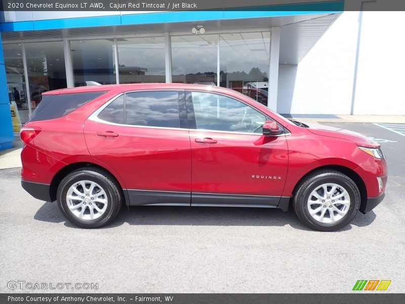 Cajun Red Tintcoat / Jet Black 2020 Chevrolet Equinox LT AWD