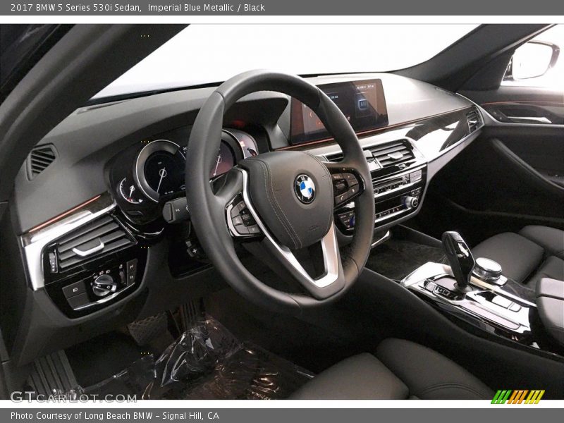 Imperial Blue Metallic / Black 2017 BMW 5 Series 530i Sedan