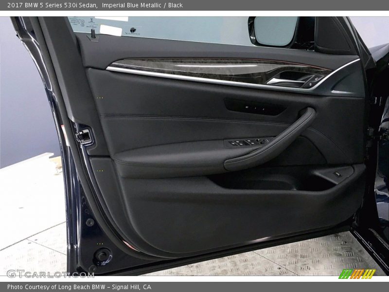 Imperial Blue Metallic / Black 2017 BMW 5 Series 530i Sedan