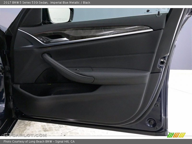 Imperial Blue Metallic / Black 2017 BMW 5 Series 530i Sedan