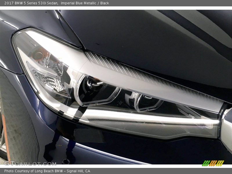 Imperial Blue Metallic / Black 2017 BMW 5 Series 530i Sedan