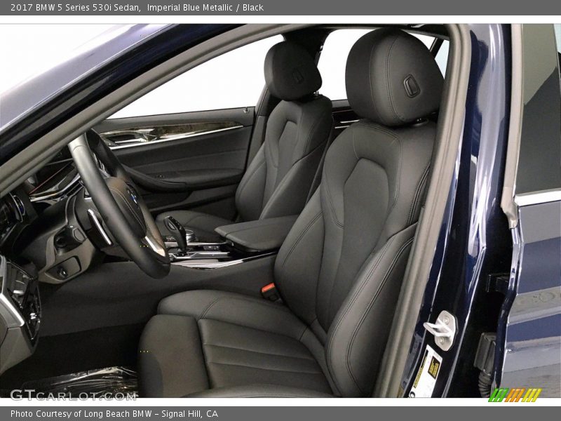 Imperial Blue Metallic / Black 2017 BMW 5 Series 530i Sedan