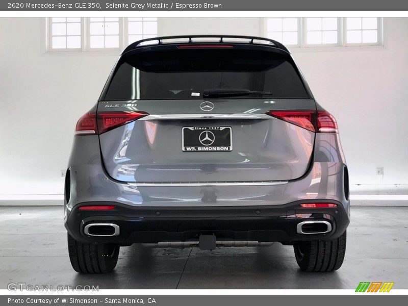 Selenite Grey Metallic / Espresso Brown 2020 Mercedes-Benz GLE 350