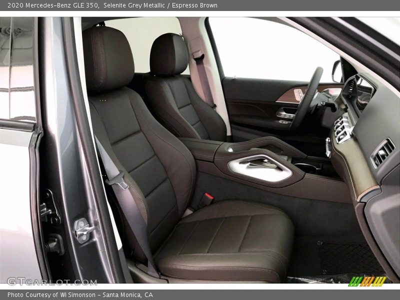 Selenite Grey Metallic / Espresso Brown 2020 Mercedes-Benz GLE 350