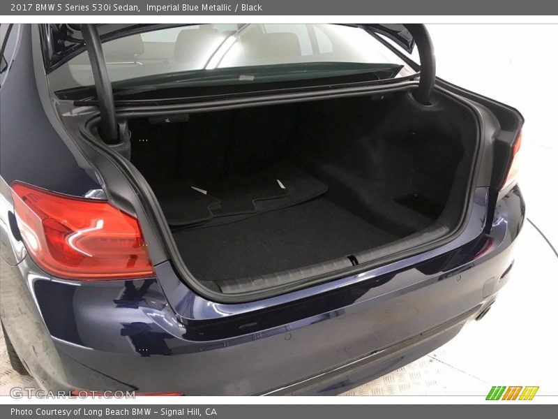 Imperial Blue Metallic / Black 2017 BMW 5 Series 530i Sedan
