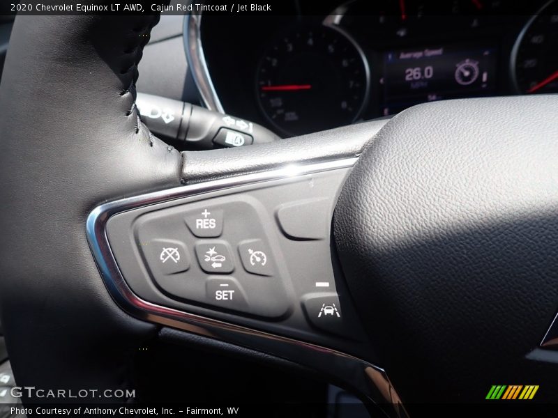 Cajun Red Tintcoat / Jet Black 2020 Chevrolet Equinox LT AWD