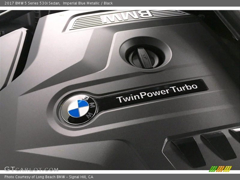 Imperial Blue Metallic / Black 2017 BMW 5 Series 530i Sedan