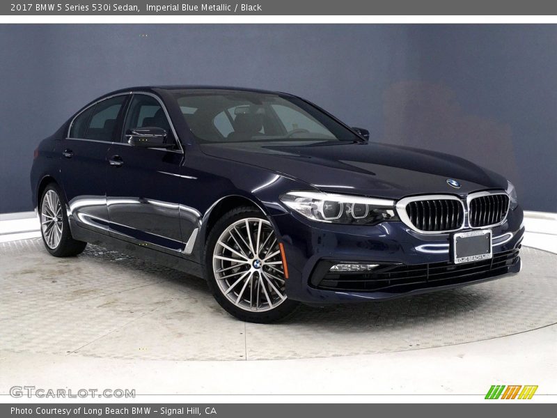 Imperial Blue Metallic / Black 2017 BMW 5 Series 530i Sedan