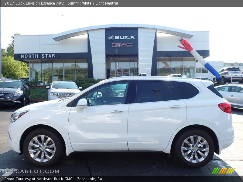 Summit White / Light Neutral 2017 Buick Envision Essence AWD