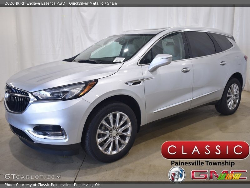Quicksilver Metallic / Shale 2020 Buick Enclave Essence AWD