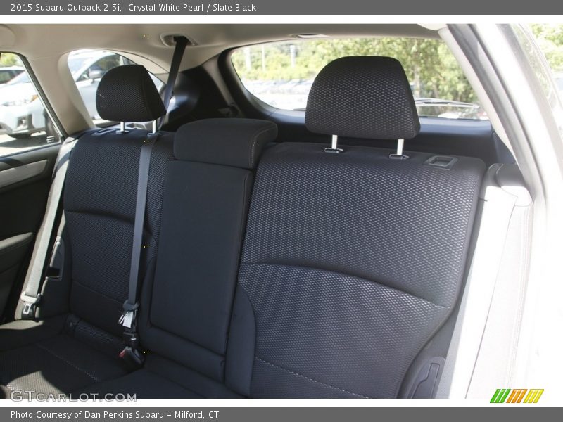 Crystal White Pearl / Slate Black 2015 Subaru Outback 2.5i