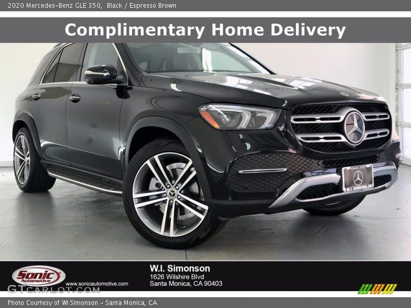 Black / Espresso Brown 2020 Mercedes-Benz GLE 350
