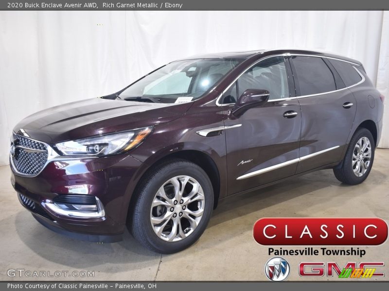 Rich Garnet Metallic / Ebony 2020 Buick Enclave Avenir AWD