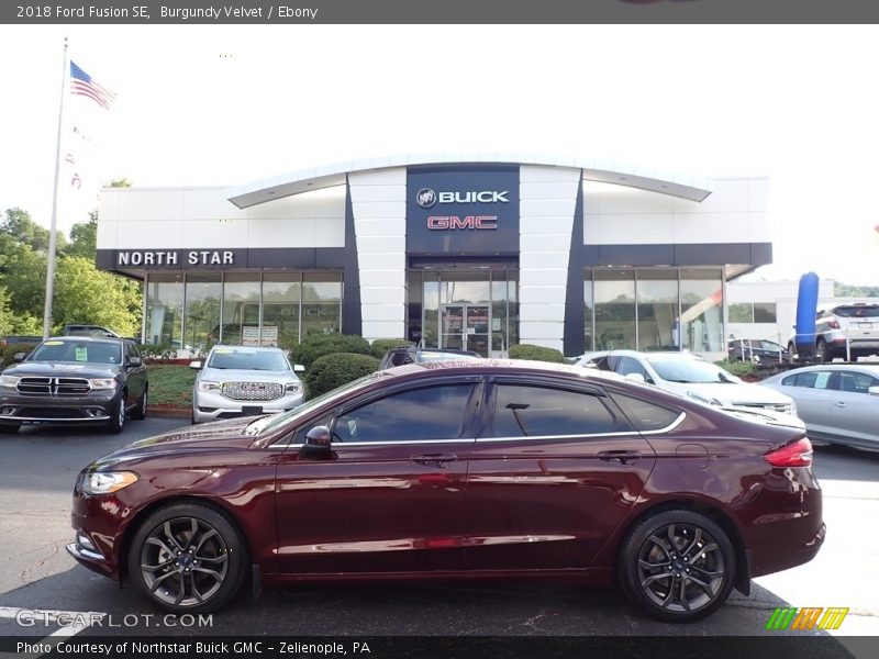 Burgundy Velvet / Ebony 2018 Ford Fusion SE
