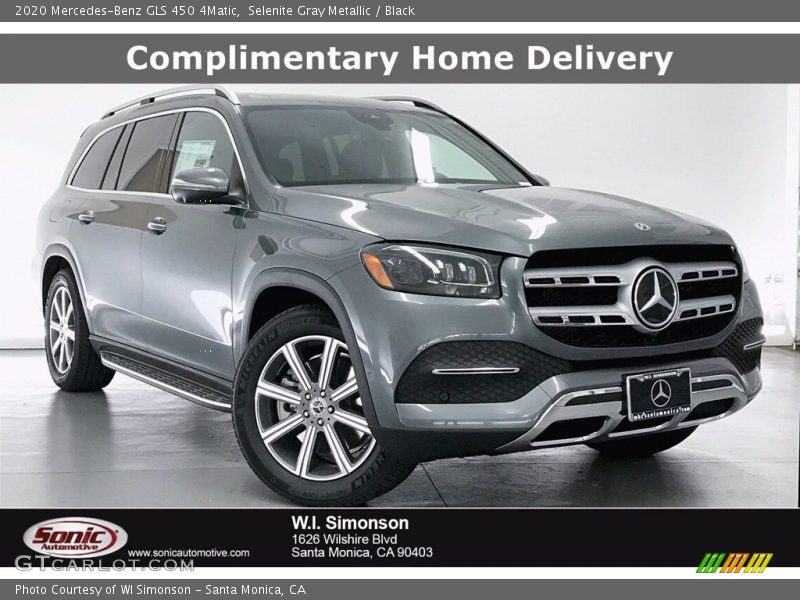 Selenite Gray Metallic / Black 2020 Mercedes-Benz GLS 450 4Matic