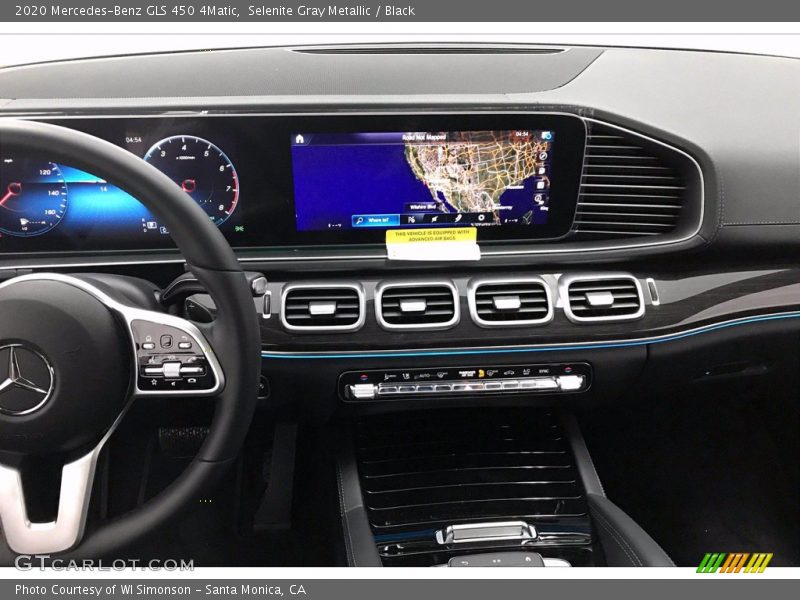 Selenite Gray Metallic / Black 2020 Mercedes-Benz GLS 450 4Matic