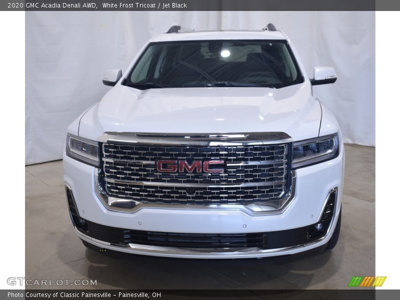 White Frost Tricoat / Jet Black 2020 GMC Acadia Denali AWD