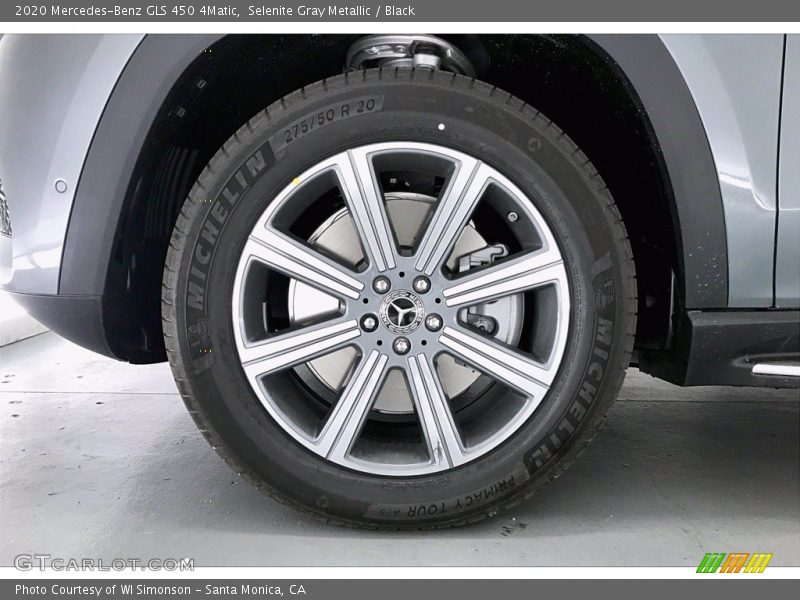 Selenite Gray Metallic / Black 2020 Mercedes-Benz GLS 450 4Matic