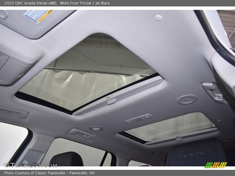 White Frost Tricoat / Jet Black 2020 GMC Acadia Denali AWD