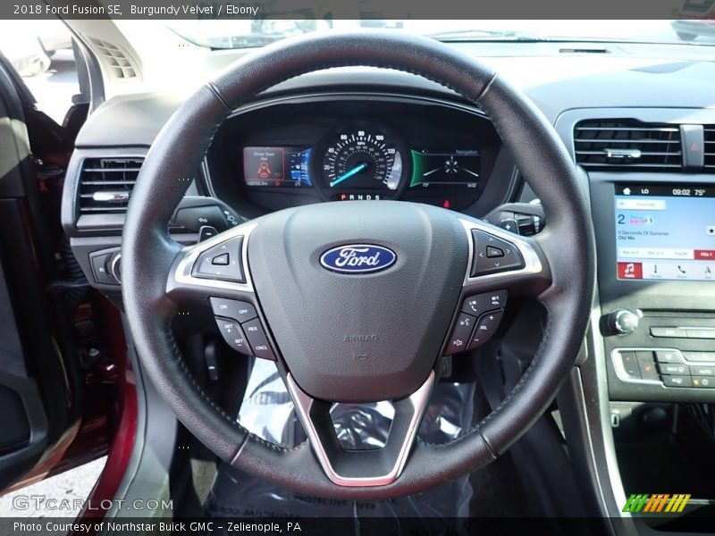 Burgundy Velvet / Ebony 2018 Ford Fusion SE
