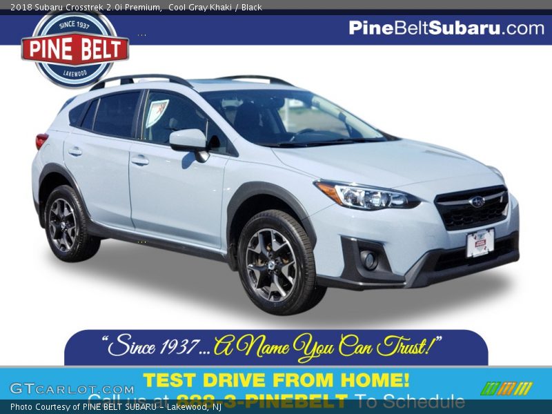 Cool Gray Khaki / Black 2018 Subaru Crosstrek 2.0i Premium