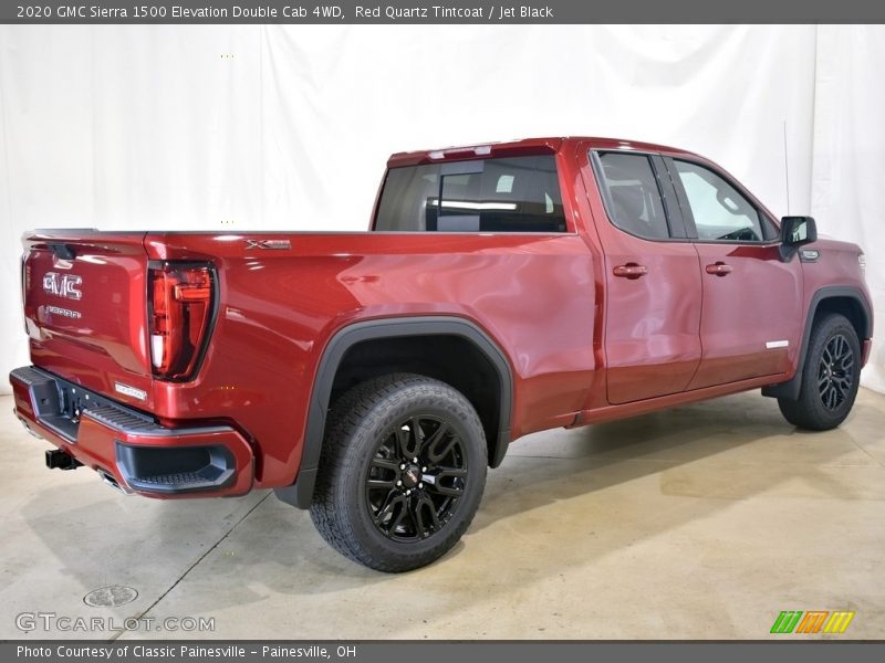 Red Quartz Tintcoat / Jet Black 2020 GMC Sierra 1500 Elevation Double Cab 4WD