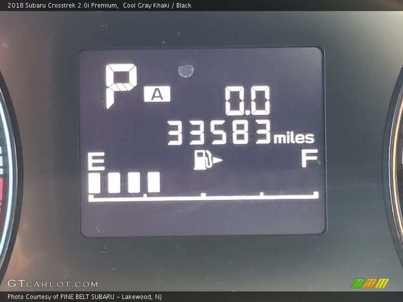 Cool Gray Khaki / Black 2018 Subaru Crosstrek 2.0i Premium