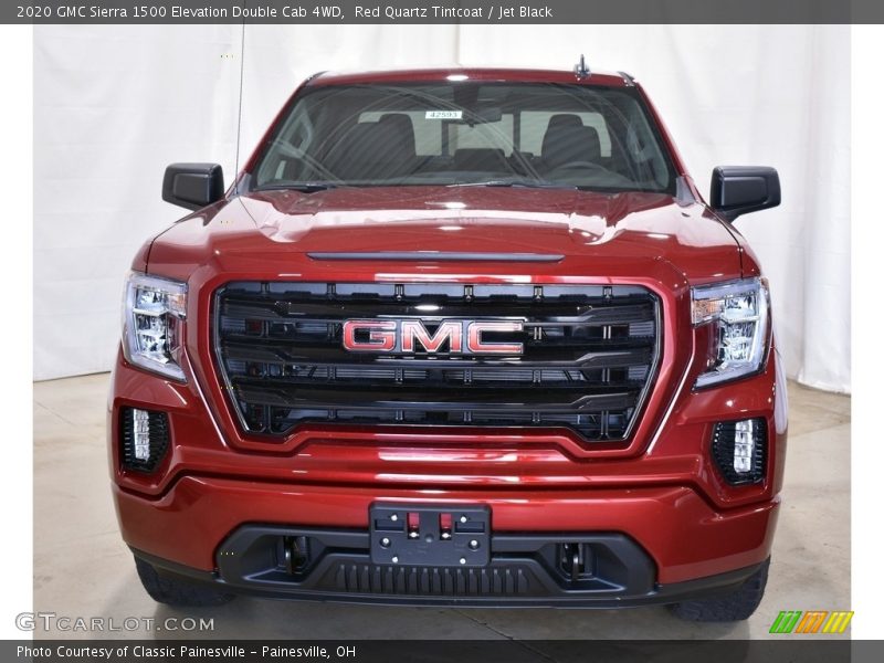 Red Quartz Tintcoat / Jet Black 2020 GMC Sierra 1500 Elevation Double Cab 4WD
