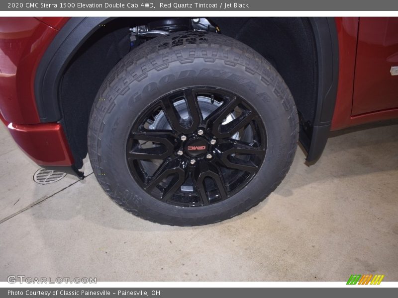 Red Quartz Tintcoat / Jet Black 2020 GMC Sierra 1500 Elevation Double Cab 4WD