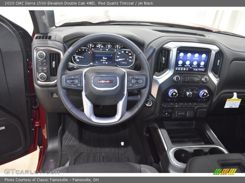 Red Quartz Tintcoat / Jet Black 2020 GMC Sierra 1500 Elevation Double Cab 4WD