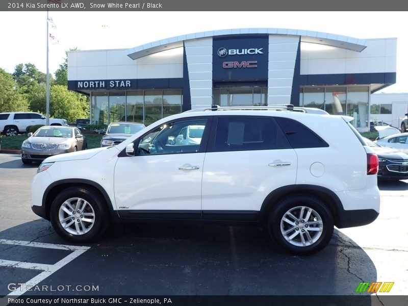 Snow White Pearl / Black 2014 Kia Sorento LX AWD