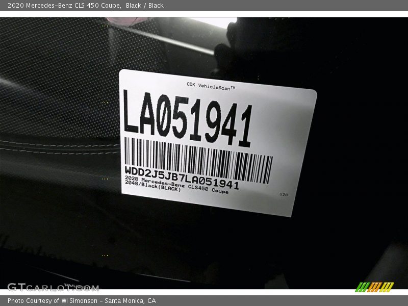 Black / Black 2020 Mercedes-Benz CLS 450 Coupe