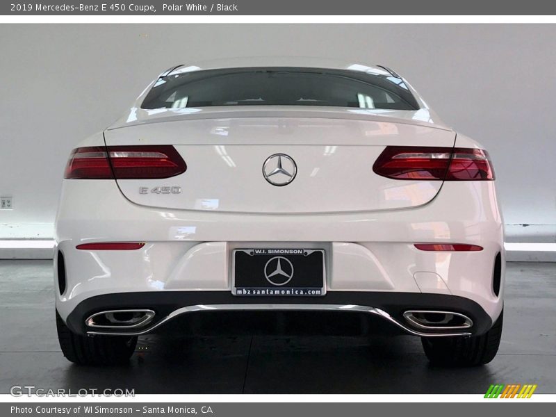 Polar White / Black 2019 Mercedes-Benz E 450 Coupe