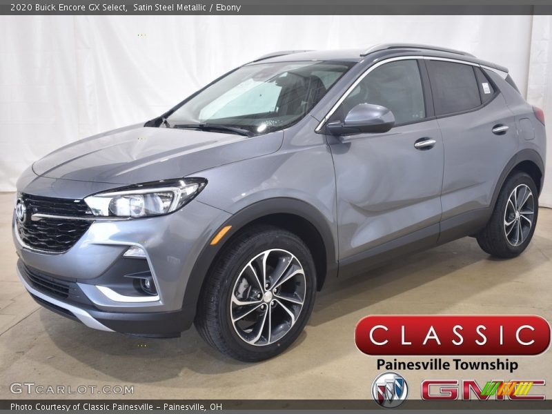 Satin Steel Metallic / Ebony 2020 Buick Encore GX Select