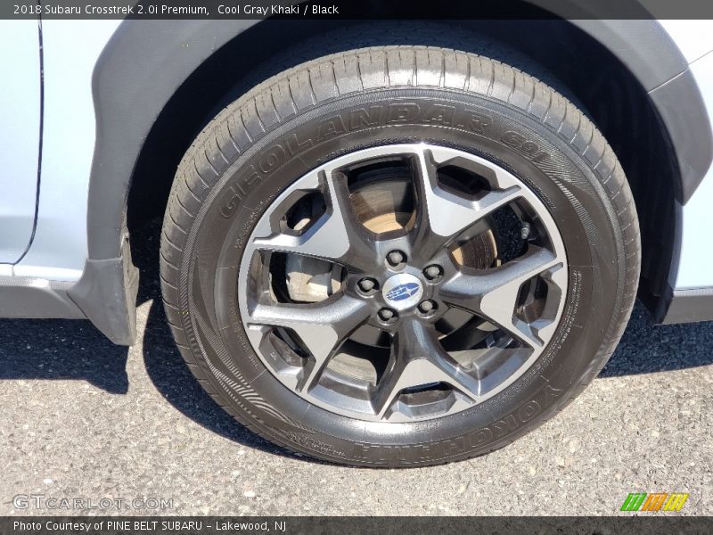 Cool Gray Khaki / Black 2018 Subaru Crosstrek 2.0i Premium