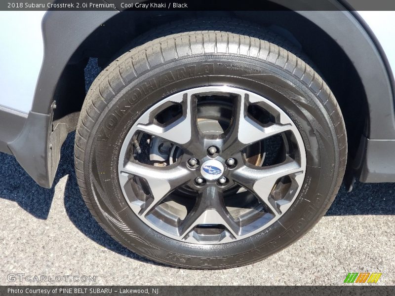 Cool Gray Khaki / Black 2018 Subaru Crosstrek 2.0i Premium