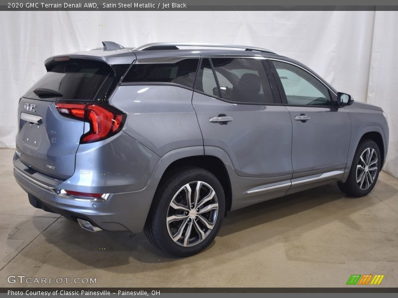 Satin Steel Metallic / Jet Black 2020 GMC Terrain Denali AWD