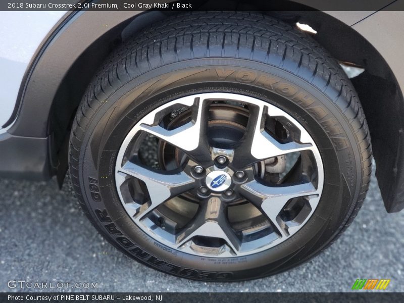Cool Gray Khaki / Black 2018 Subaru Crosstrek 2.0i Premium