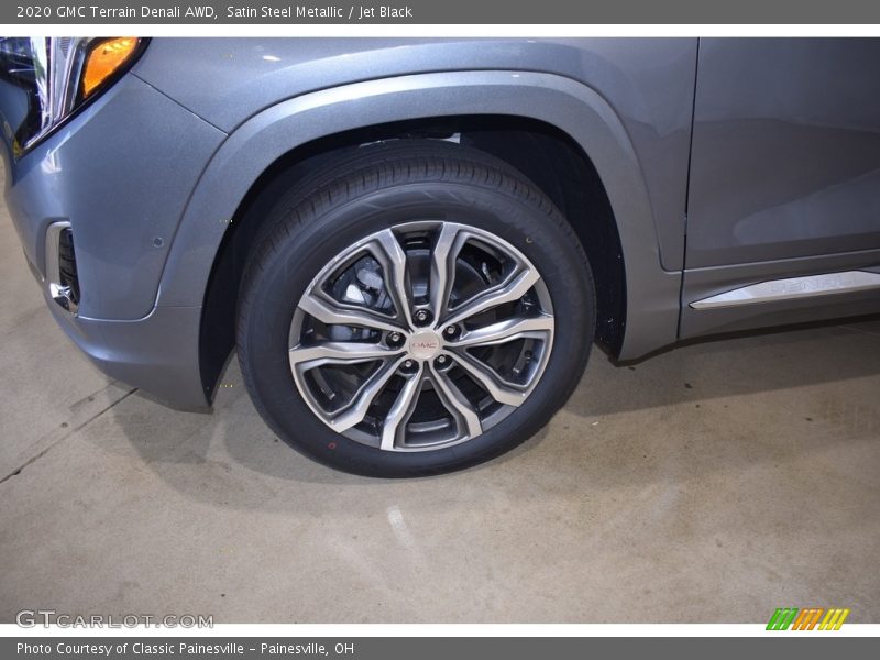 Satin Steel Metallic / Jet Black 2020 GMC Terrain Denali AWD