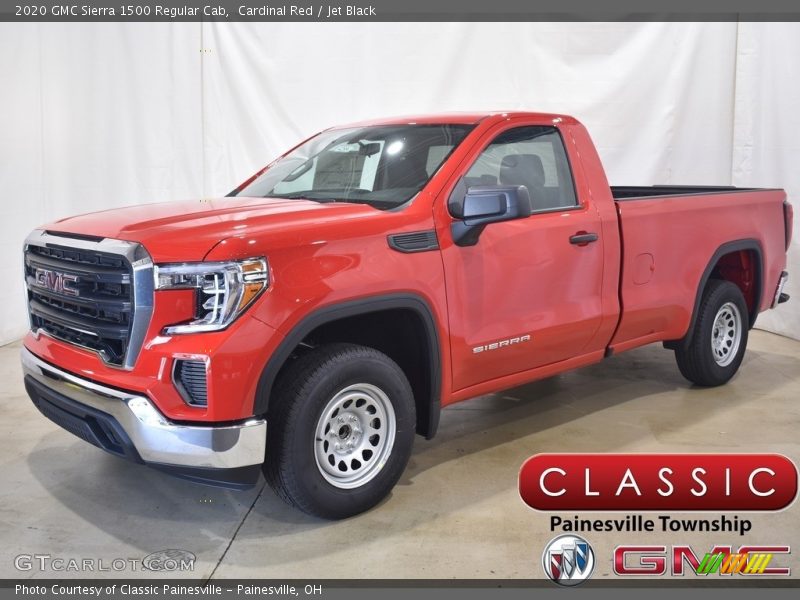 Cardinal Red / Jet Black 2020 GMC Sierra 1500 Regular Cab