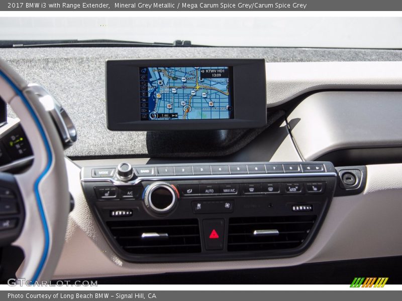Mineral Grey Metallic / Mega Carum Spice Grey/Carum Spice Grey 2017 BMW i3 with Range Extender