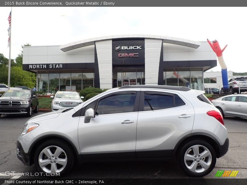 Quicksilver Metallic / Ebony 2015 Buick Encore Convenience