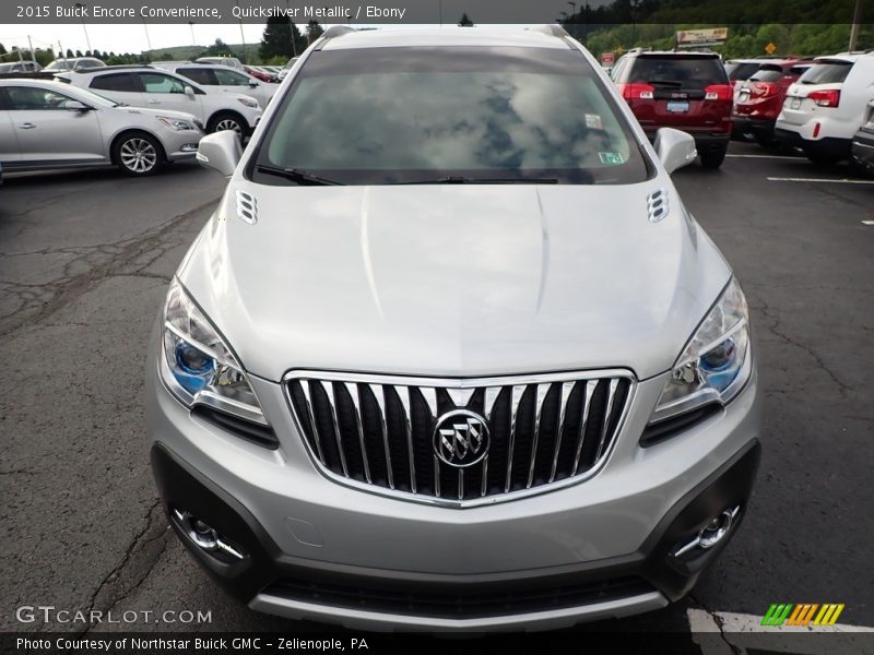 Quicksilver Metallic / Ebony 2015 Buick Encore Convenience