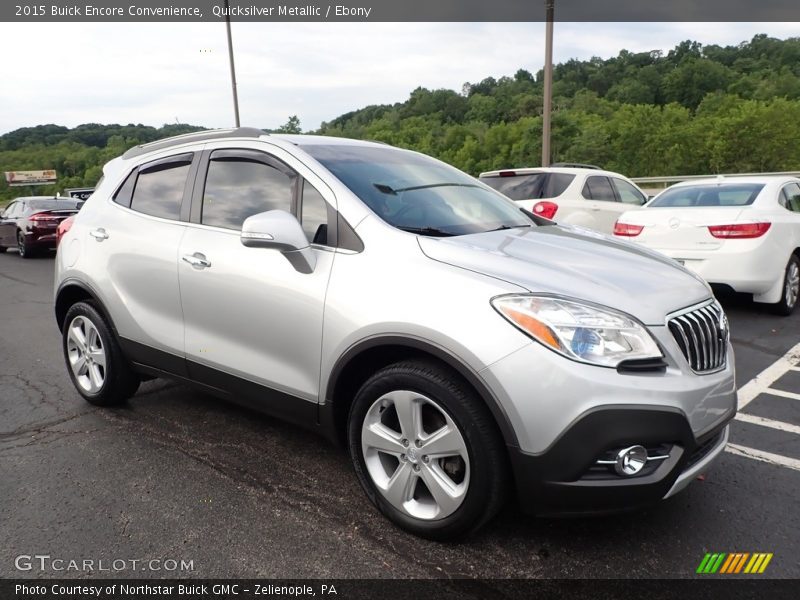 Quicksilver Metallic / Ebony 2015 Buick Encore Convenience
